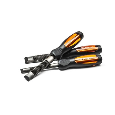 Apex Tool Group 3 Pc. 4-In-1 Combination Chisel And Wood Rasp Set WCSET3CMNNN